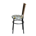 Ver imagem 3 de Kit 4 Cadeiras Cozinha Hawai Cappuccino Assento Estampado:floral Orquídea