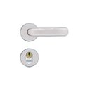 Ver imagem 4 de Kit Porta de Madeira 210x72cm Batente 14cm Fechadura Stilo Belissima 2 Rodam Abertura Direita Marrom
