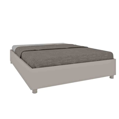 Cama Box Casal Monaco Queen TCIL Móveis: Off White