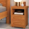 Kit 2 Mesas de Cabeceira 2 Gavetas Lóquio 100% Mdf - Casa Chick Nature - 5