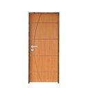 Ver imagem 2 de Kit Porta de Madeira 210x82cm Batente 14cm Fechadura Stilo Belissima 5 Rodam Abertura Direita Marrom