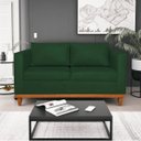 Ver imagem 2 de Kit Sofá 3 Lugares e 2 Poltronas Europa 180 cm Estilo Conforto e Elegância Suede - Doce Sonho Móveis