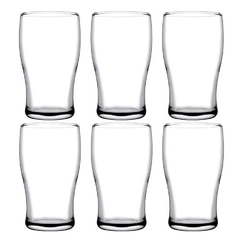Jogo de 6 Copos Tulipe para Cerveja em Vidro 285 Ml - Pasabahce