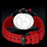 Relógio de Pulso Quartzo Masculino Esportivo Luminoso Impermeável Vermelho - 10
