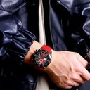 Ver imagem 7 de Relógio de Pulso Quartzo Masculino Esportivo Luminoso Impermeável Vermelho