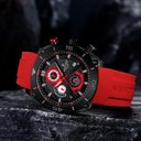 Ver imagem 6 de Relógio de Pulso Quartzo Masculino Esportivo Luminoso Impermeável Vermelho