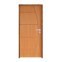 Ver imagem 2 de Kit Porta de Madeira 210x72cm Batente 11cm Fechadura Stilo Belissima 6 Rodam Abertura Esquerda