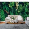 Papel de Parede 3D Painel 3M Folhas Flores tropical Vinil Folhagem Auto Colante Vinílico Lavável - 2