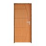 Kit Porta de Madeira 210x82cm Batente 11cm Fechadura Stilo Belissima 6 Rodam  - 2