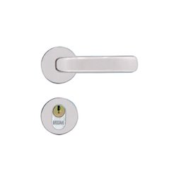 Kit Porta de Madeira 210x82cm Batente 11cm Fechadura Stilo Belissima 6 Rodam  - 4