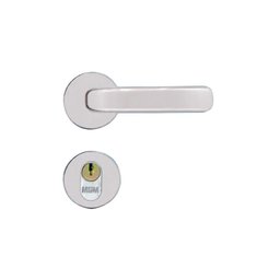 Kit Porta de Madeira 210x82cm Batente 11cm Fechadura Stilo Belissima 6 Rodam  - 4