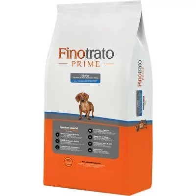 Ração Premium Especial Cães Adultos Linha Sênior Raças Pequenas 3kg - Fino Trato - 1