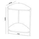 Ver imagem 5 de Mesa Lateral para Sala de Estar Pés Metálicos Adek A03 Hanover Dourado - Lyam Decor