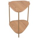 Ver imagem 3 de Mesa Lateral para Sala de Estar Pés Metálicos Adek A03 Hanover Dourado - Lyam Decor