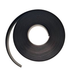 Veda Porta Fresta Vão Adesivo Pvc Flexivel Maleavel 1,00mt:preto - 1