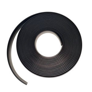 Veda Porta Fresta Vão Adesivo Pvc Flexivel Maleavel 1,00mt:preto