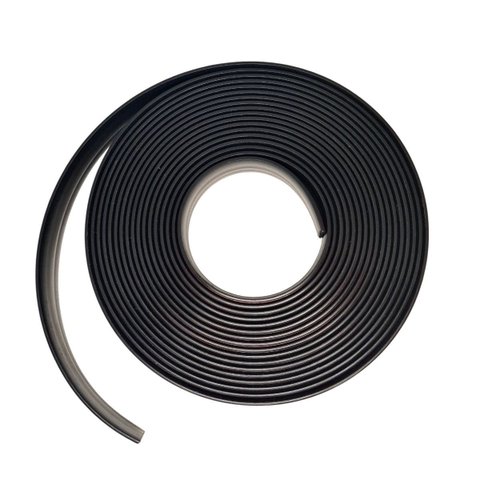 Veda Porta Fresta Vão Adesivo Pvc Flexivel Maleavel 1,00mt:preto