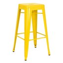 Ver imagem 2 de Kit - 2 X Banquetas Altas Iron Tolix - Industrial - Aço - Vintage - Amarelo