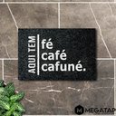 Ver imagem 1 de Tapete Capacho FE CAFE CAFUNE 60x40 Decor Casa Entrada Apto