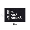 Ver imagem 2 de Tapete Capacho FE CAFE CAFUNE 60x40 Decor Casa Entrada Apto