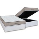 Ver imagem 1 de Conjunto Box Baú Casal: Colchão Espuma Orthoflex D45 Genova + Base Crc Courano White(138x188)