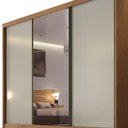 Ver imagem 6 de Guarda-roupa Casal 100% Mdf 3 Portas Correr com Espelho 6 Gavetas Natus Novo Horizonte Cumaru Fendi