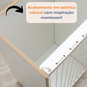 Ver imagem 5 de Baú Organizador Porta Bolas e Brinquedos Infantil Cesto Multifuncional com Rodinhas | Mdf Branco