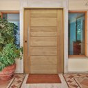 Ver imagem 1 de Kit Porta de Madeira Pivotante 210x102cm Batente 14Cm Fechadura 803 Rolete 3B Hale Esquadrias