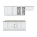 Ver imagem 2 de Cozinha Compacta Americana 10 Portas 3 Gavetas Branco - Henn