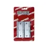 Dobradiça Isero Kit C/3 - Ferro Pino Reversivel 3 1/2" Leve - Galvanizado - 2