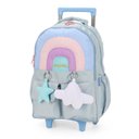 Ver imagem 2 de Mochila com Rodas Up4you Arco Íris Azul Petit - Luxcel