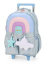 Ver imagem 2 de Mochila com Rodas Up4you Arco Íris Azul Petit - Luxcel
