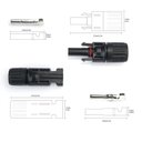 Ver imagem 2 de Kit 100 Pares Conector Mc4 para Painel Solar