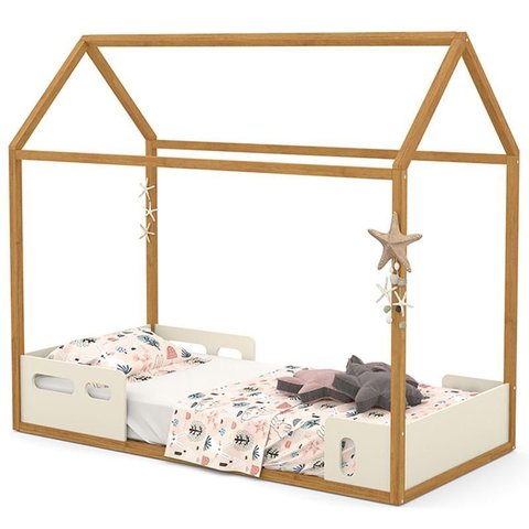 Cama Montessoriana Liv Off White Freijó - Matic