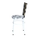 Ver imagem 4 de 6 Cadeiras para Mesa Branca Hawai Cappuccino Premium Assento Floral:floral Branco