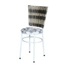 Ver imagem 2 de 6 Cadeiras para Mesa Branca Hawai Cappuccino Premium Assento Floral:floral Branco