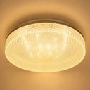 Ver imagem 1 de Plafon LED Beau Cristal em Acrílico Redondo 44cm Sobrepor 30W 3000k Dourado ST3326