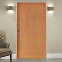 Ver imagem 1 de Kit Porta de Madeira Pivotante 210x110cm Batente 14cm Fechadura 803 Rolete Externa Belissima 12 Hale