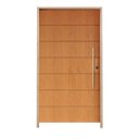 Ver imagem 2 de Kit Porta de Madeira Pivotante 210x110cm Batente 14cm Fechadura 803 Rolete Externa Belissima 2 Hale