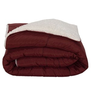 Edredom Queen Soft 5 Peças Coberdrom Hipercal 400 Fios:vermelho