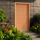 Ver imagem 4 de Kit Porta de Madeira Pivotante 210x140cm Batente 14cm Fechadura 803 Rolete Externa Belissima 2 Hale Esquadrias 