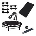 Ver imagem 1 de Cama Elástica + Colchonete + Corda + Caneleira + Kit Halter