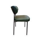 Ver imagem 4 de Cadeira Decorativa Sala de Jantar Lívia C01 Couríssimo Verde Musgo - Combo Stock