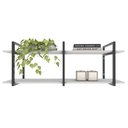 Ver imagem 2 de Prateleira Industrial Suspensa para Sala - MDF Branco Off White