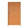 Kit Porta de Madeira Pivotante 210x110cm Batente 14cm Fechadura 803 Rolete Externa Belissima 6 Hale Esquadrias  - 2
