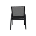 Ver imagem 7 de Jogo de Mesa Ripada Aluminio 4 Cadeiras Tela Sling Piscina - Preto