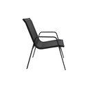 Ver imagem 5 de Jogo de Mesa Ripada Aluminio 4 Cadeiras Tela Sling Piscina - Preto