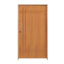 Ver imagem 2 de Kit Porta de Madeira Pivotante 210x140cm Batente 14cm Fechadura 803 Rolete Externa Belissima 9 Hale Esquadrias