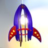 Luminária Pendente Foguete Infantil Decoração Kids - 2