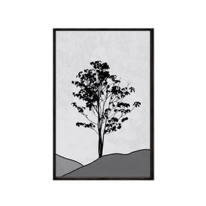 Quadro Decorativo - Arvore Galhos Art042 - Vidro com Impressão Uv - 60x40cm